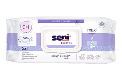 Seni Care Maxi Feuchtpflegetücher (VPE: 52 Stück)>>>> Seni Care Maxi Feuchtpflegetücher (VPE: 52 Stück)>>>>