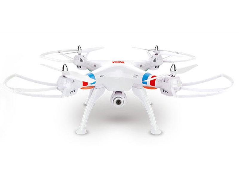 Quad-Copter SYMA X8C 2.4G 4-Kanal mit Gyro + Kamera (Weiss)