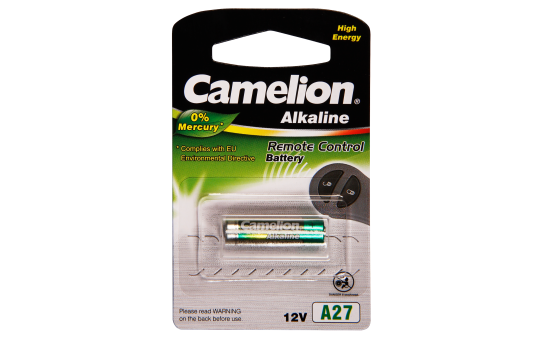 Spezialbatterie CAMELION A27, 12V, 28,5x8mm Alkaline