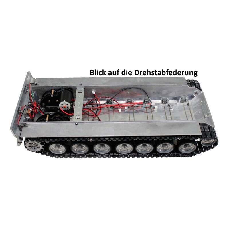 Leopard 2A6 Metallunterwanne kompl. Leopard 2A6 Metallunterwanne kompl.