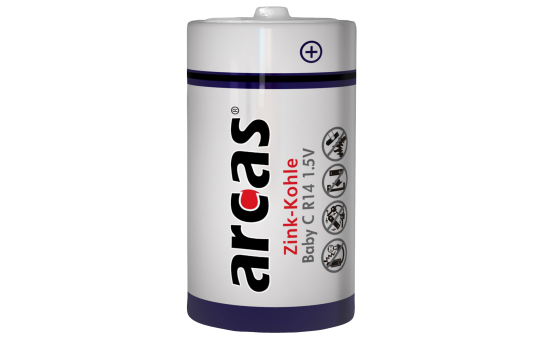 Baby-Batterie Super Heavy Duty 1,5V, Typ C/R14, 4er-Pack Baby-Batterie Super Heavy Duty 1,5V, Typ C/R14, 4er-Pack