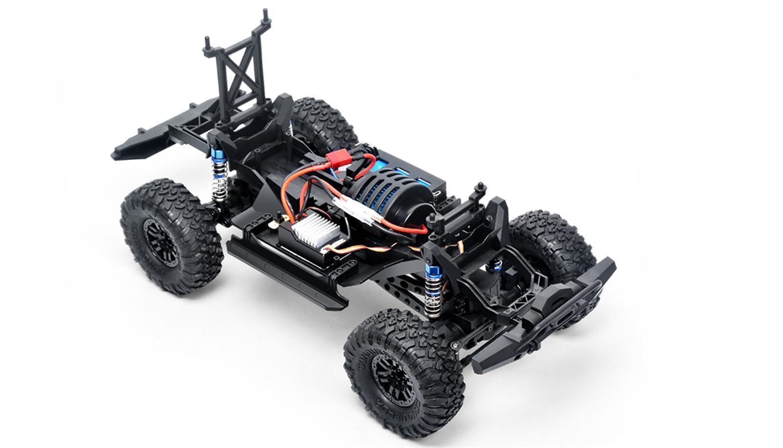 Dirt Climbing Safari SUV Crawler 4WD 1:10 RTR Dirt Climbing PickUp Race Crawler 4WD 1:10 RTR blau