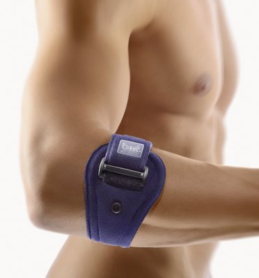 Bort Epicondylitisspange EpiContur mit 2 Pelotten>>>>Farbe: grau Gr. 2