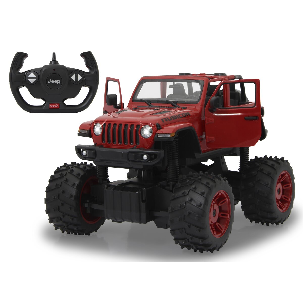 Jeep Wrangler JL 1:14 rot 2,4GHz Big Wheel Tür manuell Jeep Wrangler JL 1:14 rot 2,4GHz Big Wheel Tür manuell
