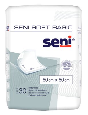 Bettschutzunterlagen Seni Soft Basic 90x60 (1 Karton: 4 x 30 Stück)>>>>