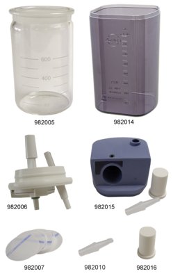 Sekretbehälter für Atmos Sekretsauger 1l DDS PSU für Atmos A und C-Klasse>>>>