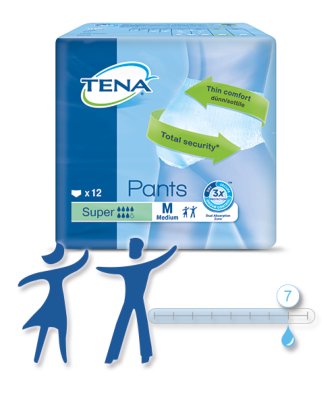 TENA Pants PROskin Super,M(4x12Stk),