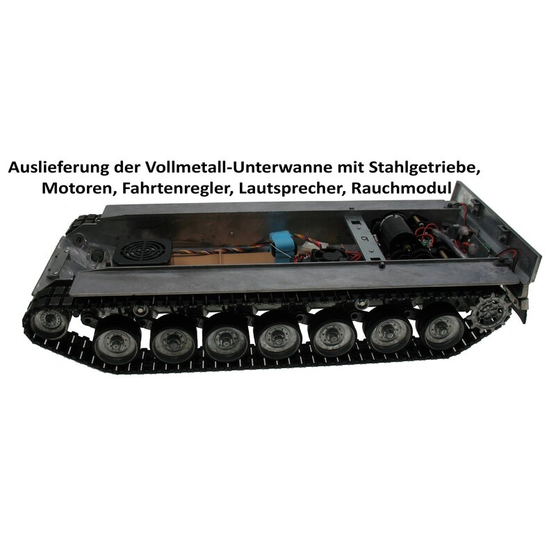Leopard 2A6 Metallunterwanne kompl. Leopard 2A6 Metallunterwanne kompl.