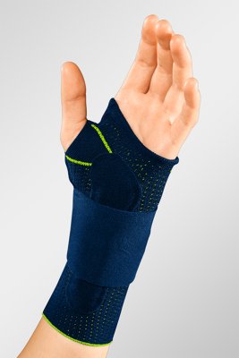 Handgelenkorthese Manumed active E+motion 3.0 schwarz-gelb>>>>Gr. IV rechts