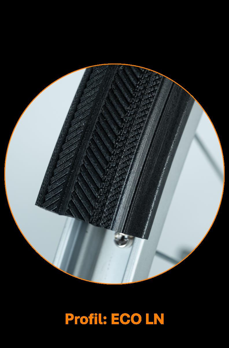 PU-Reifen.24x1.3/8.FF19-21. Profil ECO-LN.SschwarzKunststoff PU