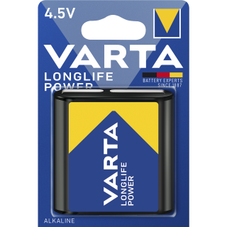 Block Batterie VARTA ''Longlife Power'' Alkaline, 3LR12, 4,5V Block Batterie VARTA ''Longlife Power'' Alkaline, 3LR12, 4,5V