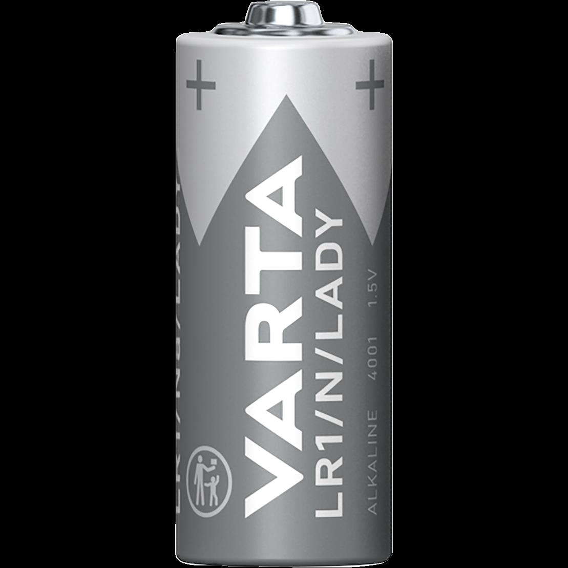 Lady-Batterie VARTA ''HIGH ENERGY'' 1,5 V, Typ LR1, 1er-Blister Lady-Batterie VARTA ''HIGH ENERGY'' 1,5 V, Typ LR1, 1er-Blister