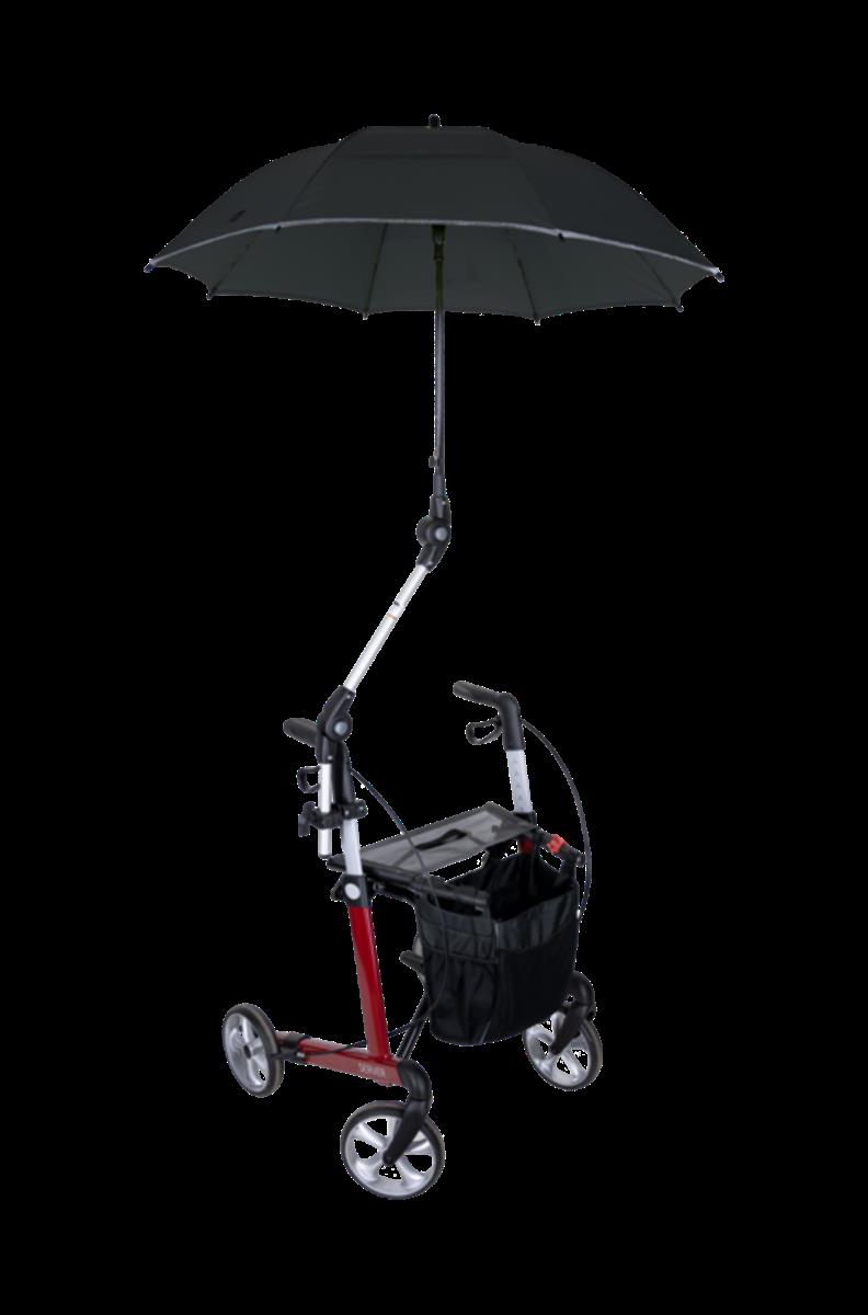 ROLLATORSCHIRM.99.SR Universell schwarz, silberAluminium, Fiberglas, Kunststoff