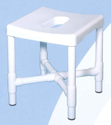 Duschhocker,Sitz ergonomisch,m.Hygieneöffnung(RCN),
