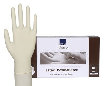 ABENA Latex-Handschuhe,puderfrei Gr.M(100Stk),