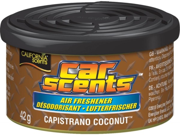 California Scents Lufterfrischer Duftdose Car Scents Geruchsorte Capistrano Coconut Air Freshener CC