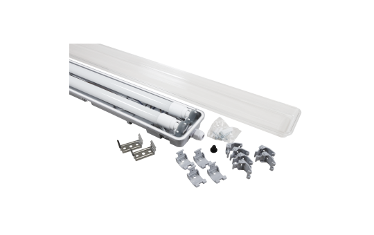 LED Feuchtraumleuchte McShine ''FL-23'' IP65, 4800lm, 4000K, 48W, 150cm, neutralweiß