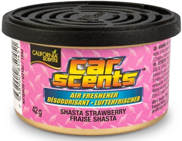 California Scents Lufterfrischer Duftdose Car Scents Geruchsorte Shasta Strawberry Air Freshener CCS