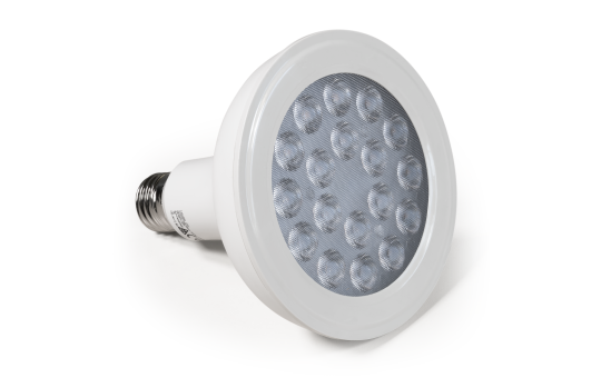 LED-Strahler McShine, E27, PAR38, 15W, 1.200 lm, 45°, 3000K, warmweiß