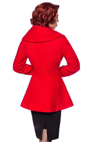 Belsira Premium Woll-Jacke/Farbe:rot/Größe:M