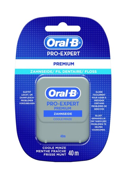 Oral-B 2x Pro-Expert Premium Zahnseide 40m frische Minze Floss