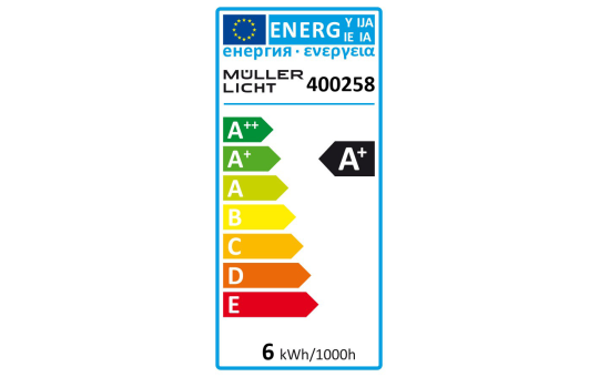 LED Kerzenlampe, E14, 5,5W, 470lm, 2700K, warmweiß, 3+1 Set