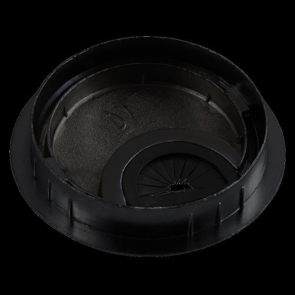 Kabeldurchführung McPower ''WB-02'' aus Metall, schwarz, Ø70mm