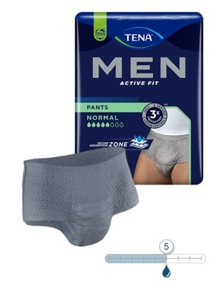 TENA Men Active Fit Pants,Normal S/M(4x12Stk),