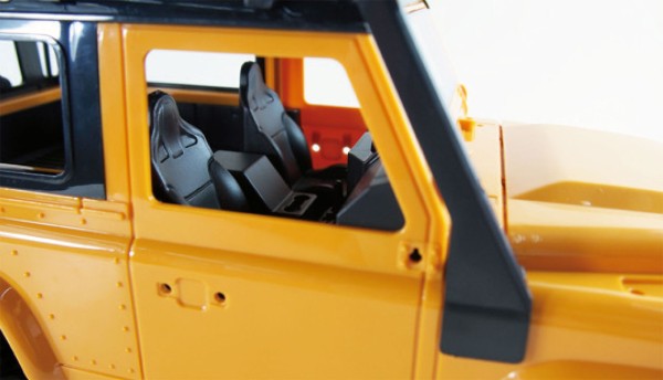 Geländewagen Crawler 4WD 1:12 Bausatz gelb