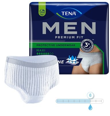 TENA Men Premium Fit Underwear,Level 4 Maxi L/XL(4x10Stk),