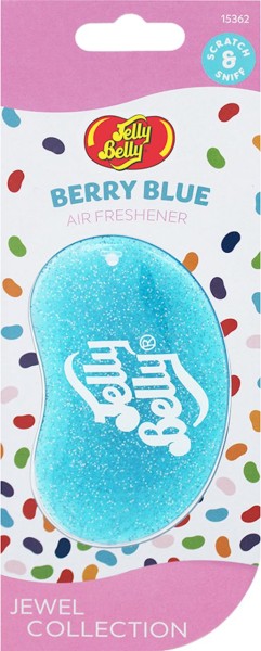 Jelly Belly Lufterfrischer für das Auto Geruch Berry Blue 18g Jewel Collection Air Freshener for Car