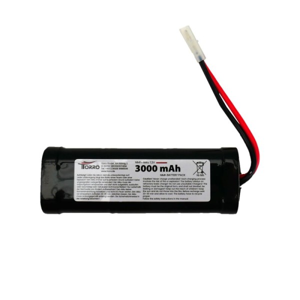 Akku 3000 mAh 7,2V mit Tamiya Stecker für Panzer