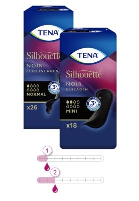 Slipeinlage TENA Silhouette,Normal Noir(10x26Stk),