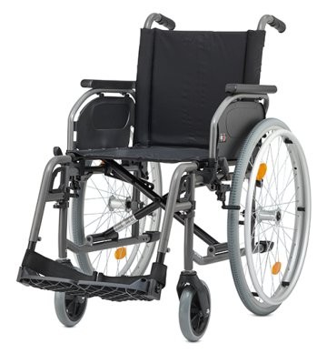 Rollstuhl S-ECO 2,SB43,PU,Duo-Armlehnen,anthrazit,