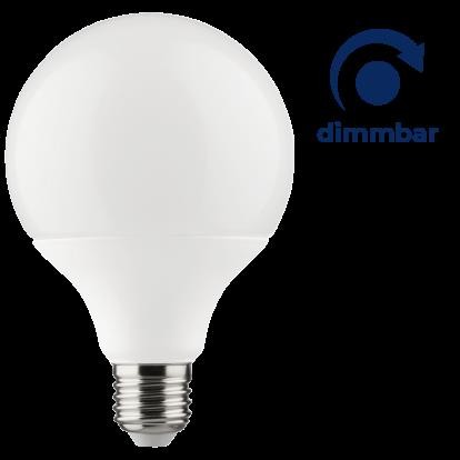 LED Globelampe E27, 9W, 806lm, 2700K, warmweiß, dimmbar