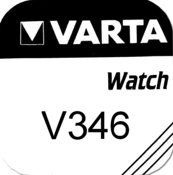 Varta 10x Watch V 346 Uhrenzelle Knopfzelle SR 712 SW V346 8 mAh 1,55 V Silber-Oxid 1er Blister V346