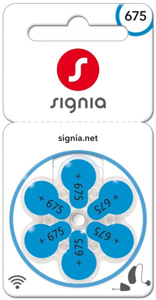 Signia Signia Hörgerätebatterien 6er Blister PR44 Blau 24600 p675mf