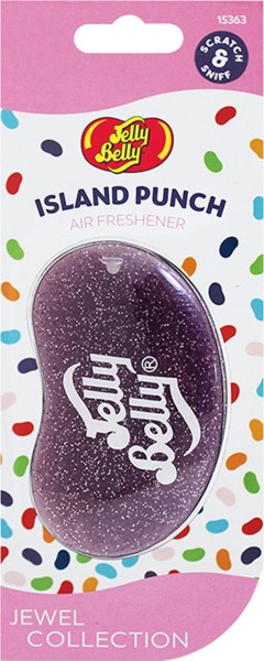 Jelly Belly Lufterfrischer für das Auto Geruch Island Punch 18g Jewel Collection Air Freshener for C