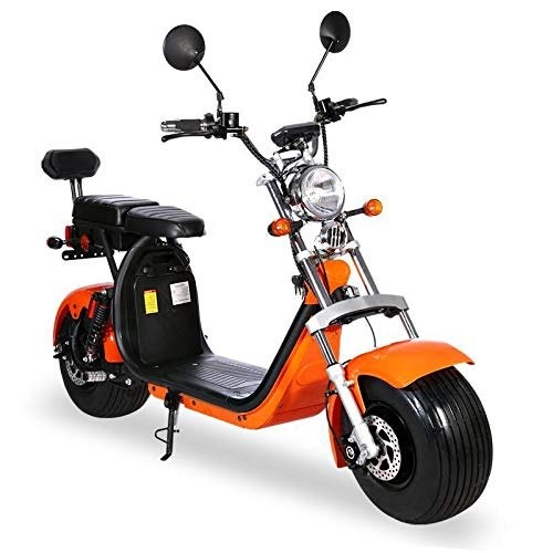 Coco Bike Fat E-Scooter mit Straßenzulassung bis zu 40 km/h schnell - 35km Reichweite, 60V | 1500W |