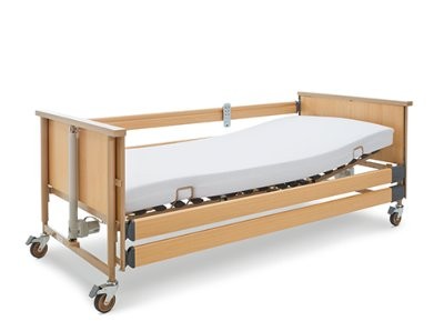 Pflegebett DALI standard m.,Kabelhandsch.90x200cm,Holz,