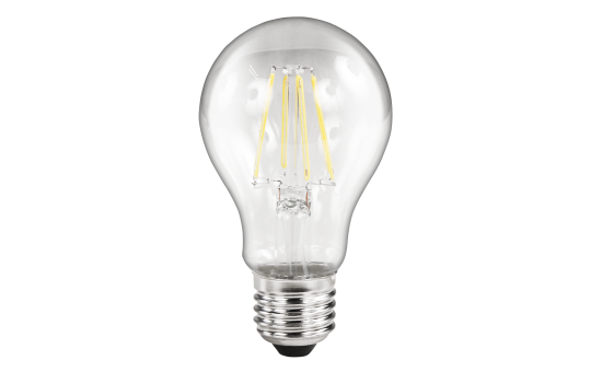 LED Filament Glühlampe McShine ''Filed'', E27, 4W, 490lm, warmweiß, klar