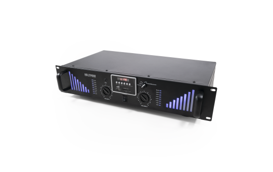 PA-Verstärker HOLLYWOOD ''Bluestream 2.0 3000bl'' 2x750W, USB/SD, AUX, Bluetooth