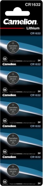 Camelion Lithium Knopfzelle CR1632 1632 3V 5er Blister 13005632