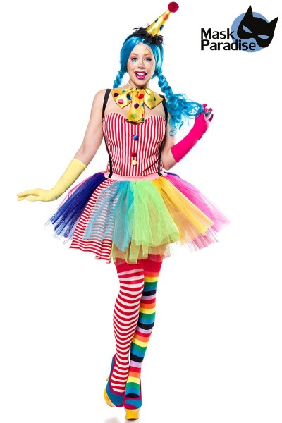 Clown Girl/Farbe:bunt/Größe:S