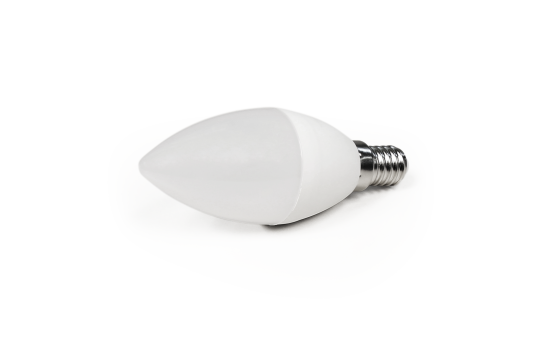 LED Kerzenlampe McShine, E14, 8W, 600lm, 160°, 3000K, warmweiß, Ø37x105mm