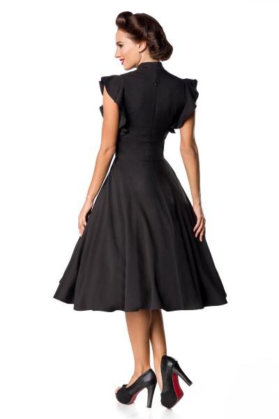 Belsira Premium Vintage-Kleid/Farbe:schwarz/Größe:L