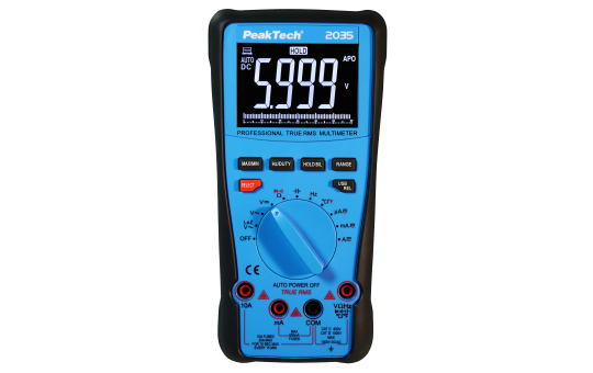 Digital Multimeter PeakTech ''P2035'', 6000 Counts, 1000V, True RMS, USB