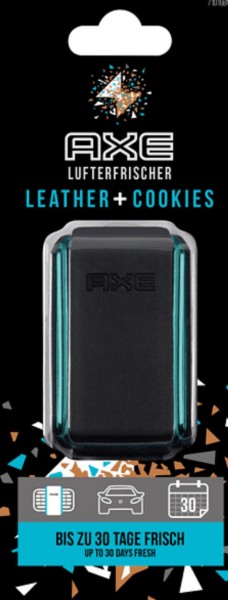 AXE Lufterfrischer für die Auto Lüftung Sorte Leather+Cookies Collision Car Vent Air Freshener 06061