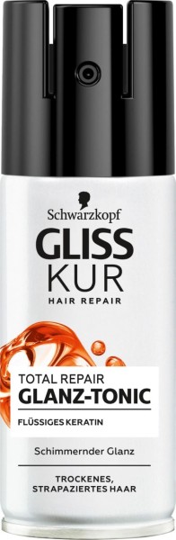 Schwarzkopf 5x Gliss Kur Brillant Tonic 100 ml total repair Haar Tonic für trockenes Haar