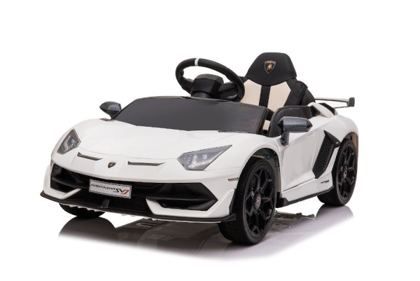 Kinderfahrzeug - Elektro Auto "Lamborghini Aventador SVJ" - lizenziert - 12V7AH, 2 Motoren- 2,4Ghz F